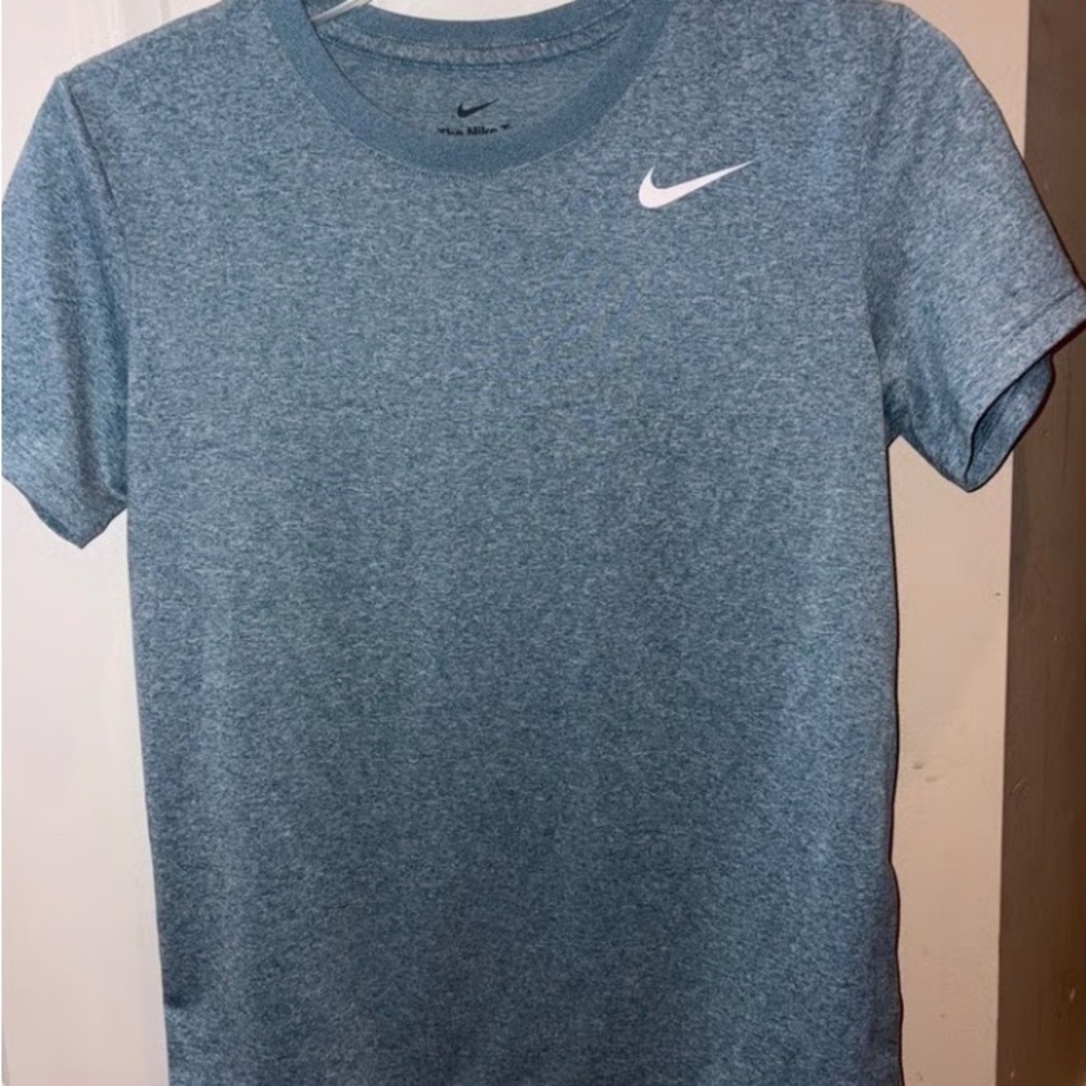 Women’s Nike Tee Dri Fit Teal Marbled